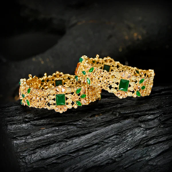 Cascading Leaf Bangles