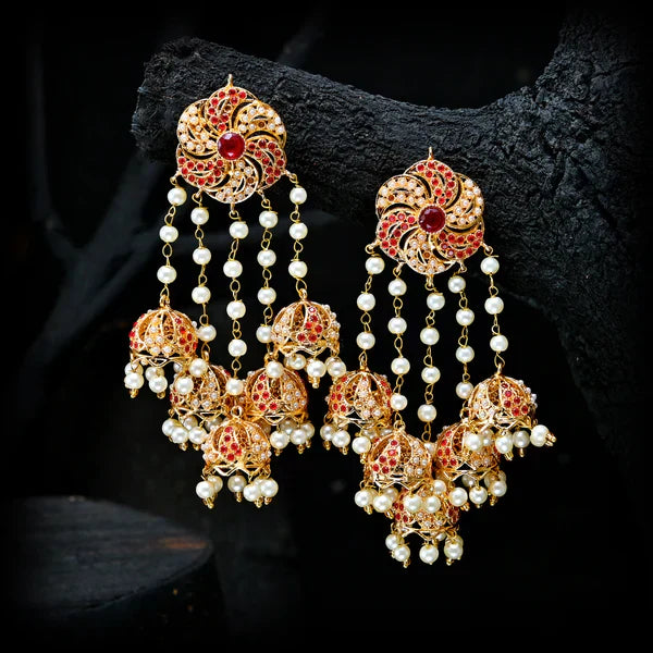 Majestic Moonrise Jhumkas - (JK-19)