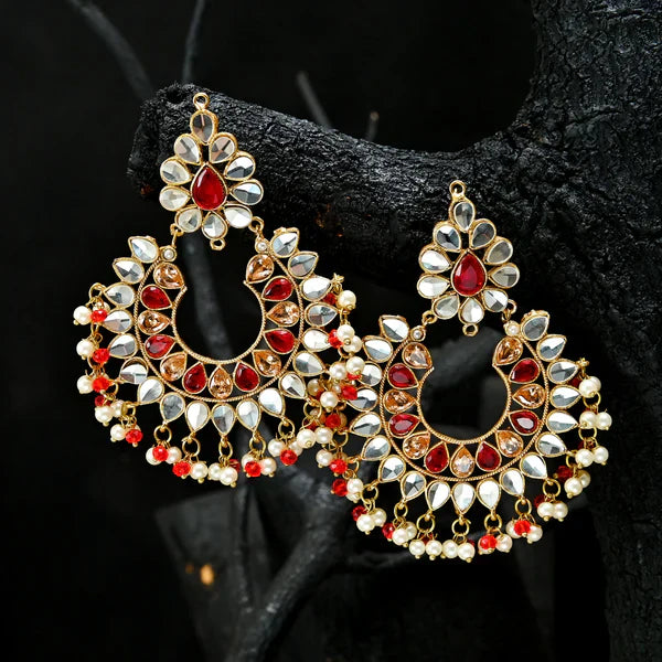 Rajwadi Kundan Eariings - (ER-50)