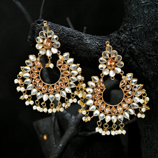 Rajwadi Kundan Eariings - (ER-50)