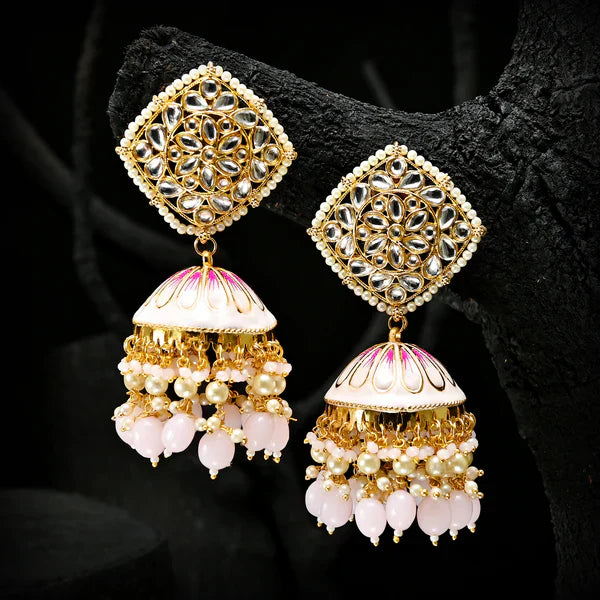 Golden Twilight Jhumkas - (JK-05)