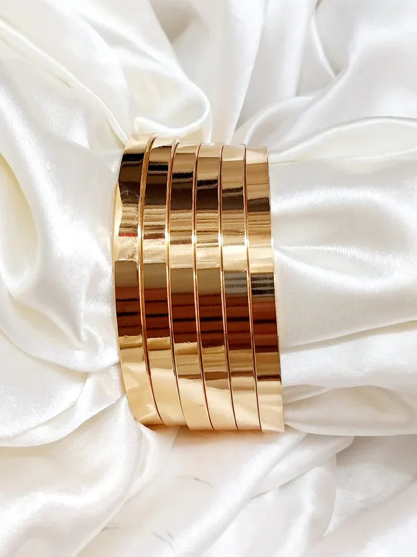 4 PCS GOLD PLATED BANGLES