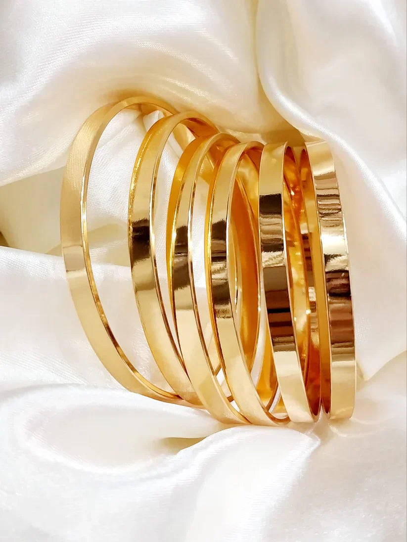 4 PCS GOLD PLATED BANGLES