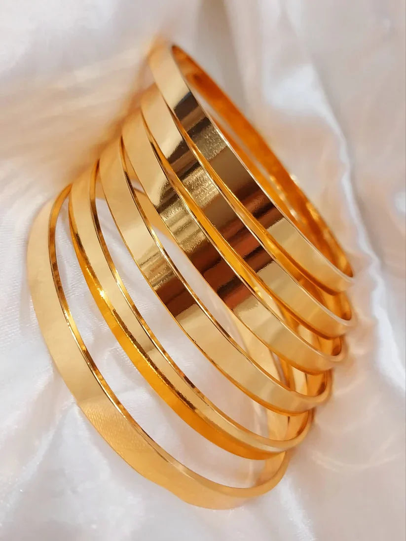 4 PCS GOLD PLATED BANGLES