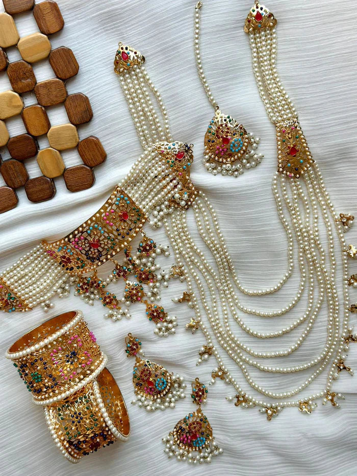 Light Weight Hyedrabadi Bridal set