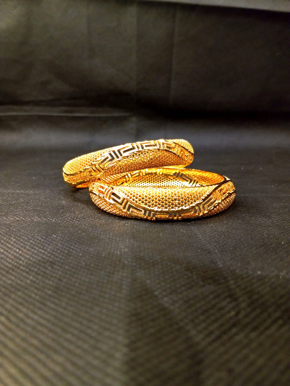 2 Pcs Gold Plated Bangles