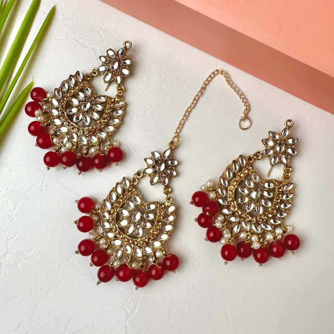 Earrings/Teeka Set