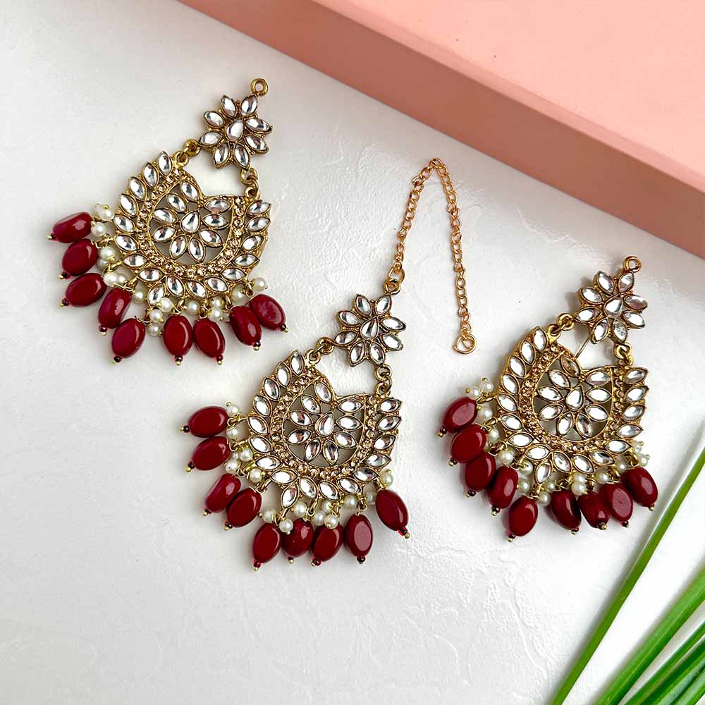 Earrings/Teeka Set